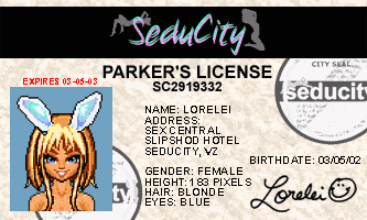 Seducity Parker's License